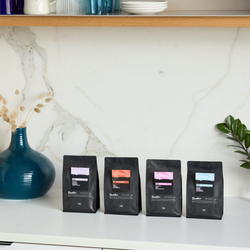 Dimattina Blend Trial pack on a kitchen bench