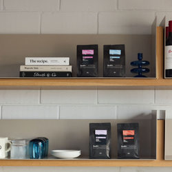 Dimattina Coffee's blend trial pack placed on shelves