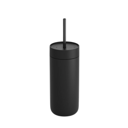 Fellow Carter Mug in Black with straw