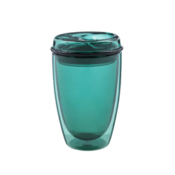Good Cuppa coffee cup in teal